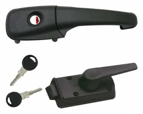 Cerradura caravana Zadi negro/blanco