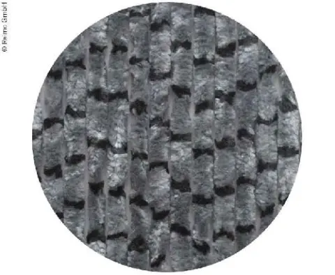 Cortina esponjosa 120×185 gris/negro