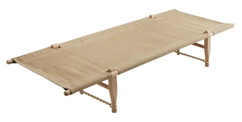 Nordisk Marselis Wooden Bed beige – Cama de glamping