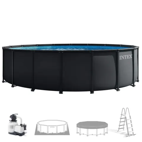 Piscina desmontable redonda ultra xtr 5 metros con depuradora y accesorios