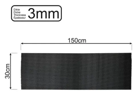 Alfombra antideslizante multiusos de 150 x 30cm (3mm) Pro Plus