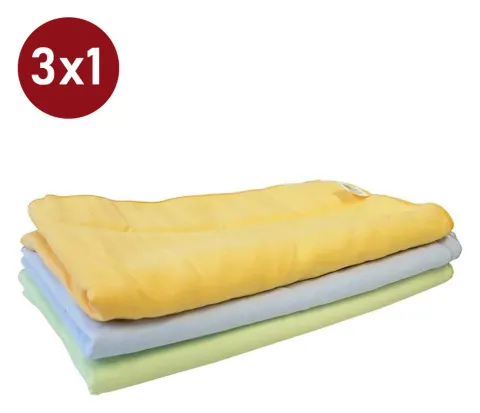3×1 – Pack 3 toallas grandes-3 COLORES- Hosa MICROFIBRA 140 X 70 CM