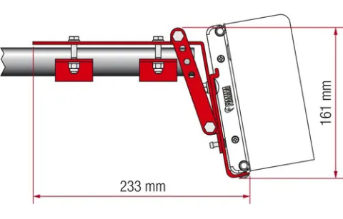Adaptador Del Kit De Riel De Techo F45ti, F45ti L, Zip – Kastenwagen