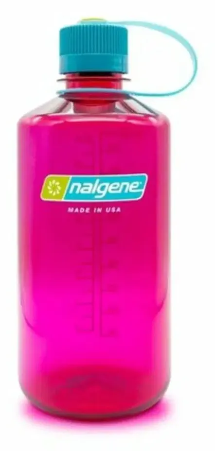 Botella reutilizable 1 litro fucsia boca estrecha Nalgene Sustain