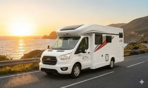 Autocaravana perfilada de alquiler Roller Team Kronos 274 TL