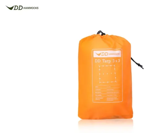 DD Hammocks Tarp 3×3 naranja – Toldo Bushcraft