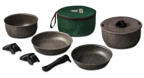 BEAVER Bateria Cocina Camper 8 en 1 Rockza EVO