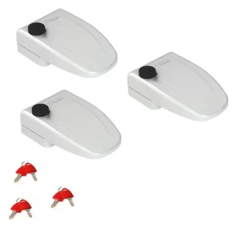 Juego tres cierres Fiamma Blancos Safe Door x3 – Ref. 46745
