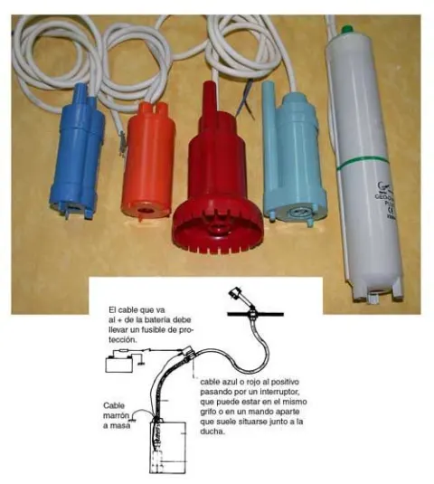 Bomba Sumergible 12 V.