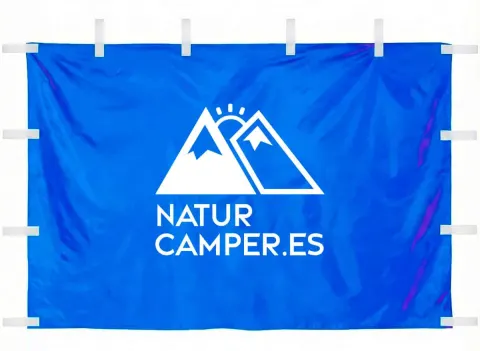 Lona Pared Lateral 3×2 mts NATURCAMPER para carpa plegable o desmontable