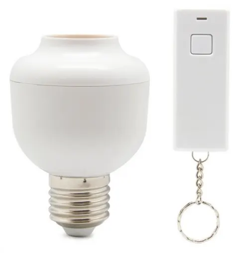 Casquillo E27 con mando a distancia