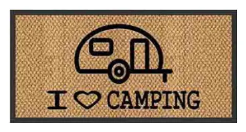 Felpudo I love camping caravana 40×60 cm