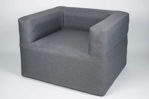 Viajes navideños – sillón inflable, gris
