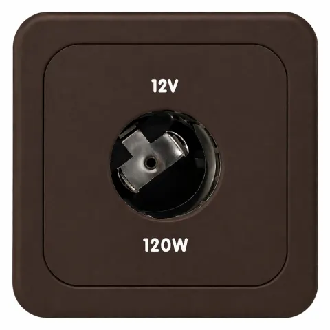 Toma de 12v conexión mechero CBE Marrón