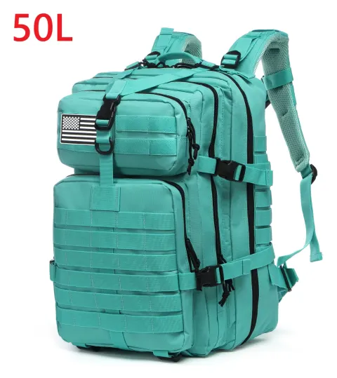 25L/50L 1000D Nylon impermeable Trekking pesca caza bolsa mochila mochilas al aire libre deportes tácticos Camping senderismo