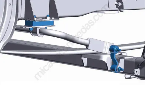 Accesorio de montaje suspensión neumática VB para Fiat Ducato +2006 con freno eléctrico