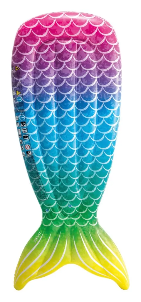 Colchoneta hinchable cola de sirena INTEX