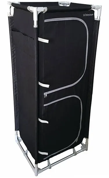 BAYASUN Armario Camping Auxiliar Tubular Black II