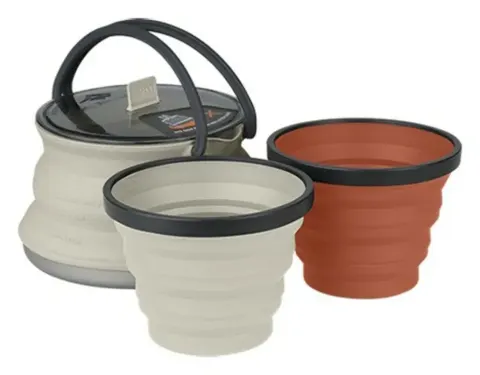 Sea to Summit X-Set 11: tetera X-Kettle y 2 tazas X-Mug
