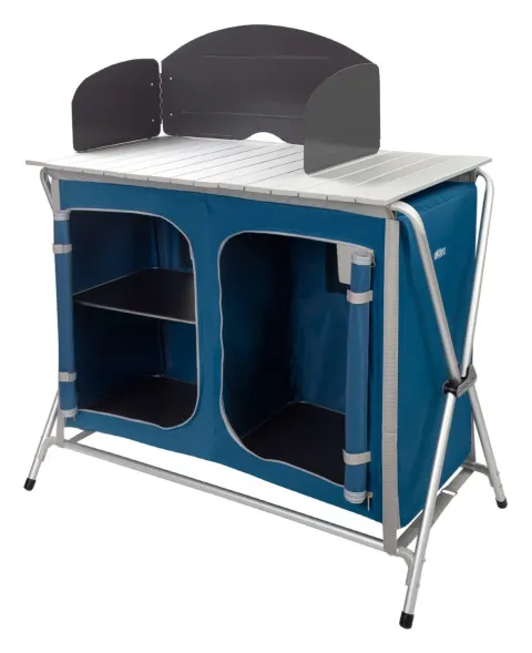 Mueble plegable con paravientos- Camping