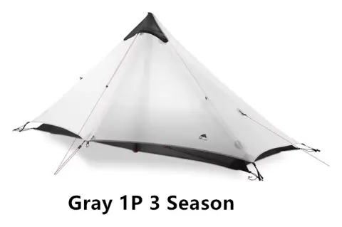 2021 nueva versión 230cm 3F UL GEAR Lanshan 1 tienda de campaña ultraligera temporada 3/4 15D Silnylon sin vástago