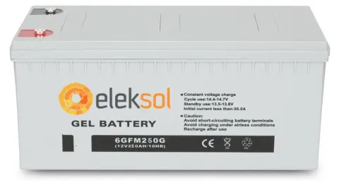 Batería de GEL eleksol 12v / 250 Ah