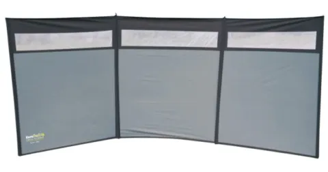 Paraviento EuroTrail Sun Set de 500×140 cm Gris Antracita