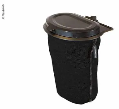 Material de basura FlexTrash, 3L, negro, material biodegradable