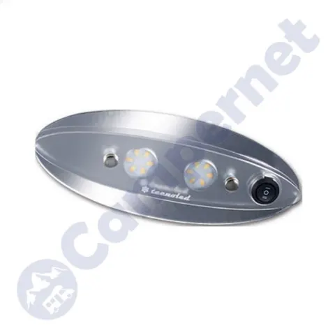 Plafón 12 leds superfície con interruptor doble