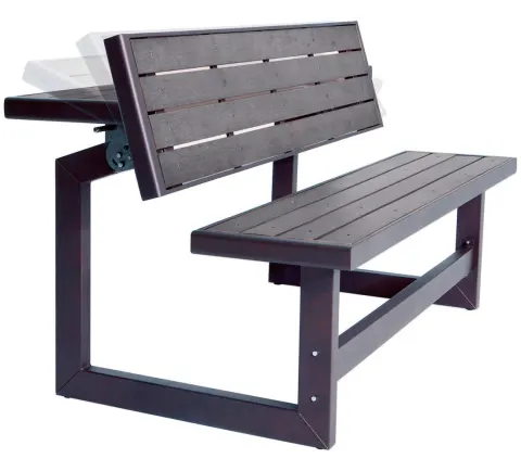 Banco jardín convertible mesa picnic LIFETIME | Distria.com