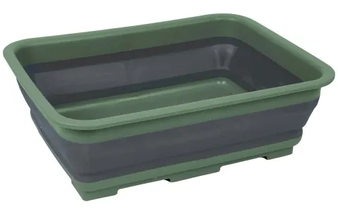 Barreño plegable verde 7L