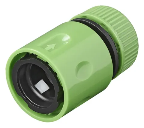 Conector rápido de manguera. Verde