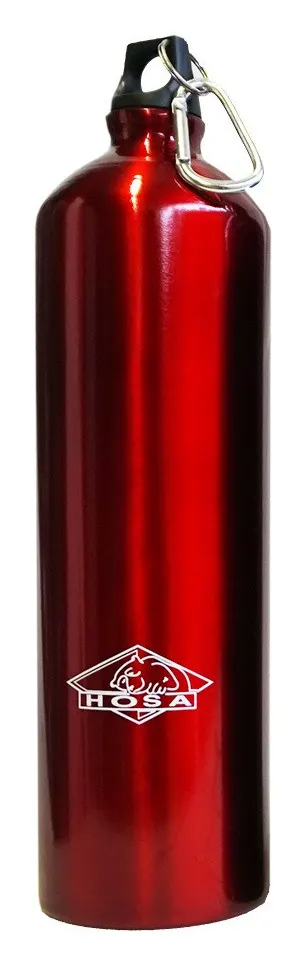Hosa Aluminio Mosquetón 1,5 Litros roja – Botella cantimplora