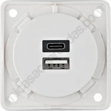 Toma USB DOBLE A/C Berker (VARIOS COLORES)