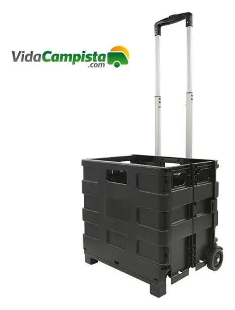 Carretilla plegable con caja plegable 25kg ProPlus
