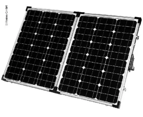 Caso solar 120W, el práctico panel solar móvil