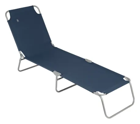 Tumbona plegable Azul Bo-Camp