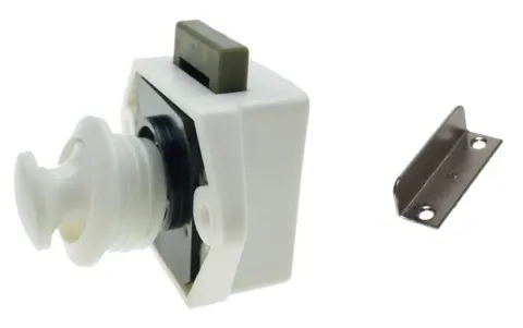 Cierre Push-Lock Mini Blancos
