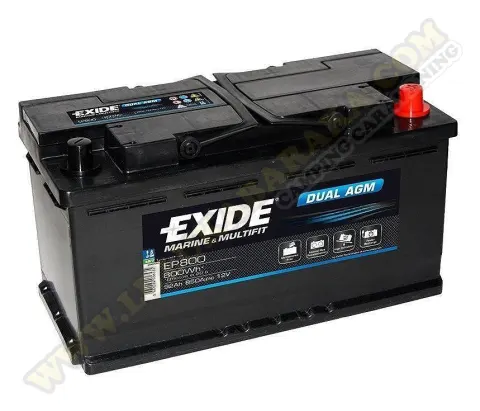 Batería Exide Dual AGM EP800 95A (5 unidades)