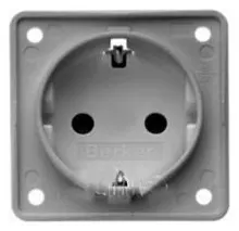 Enchufe 220 V Berker Antracita