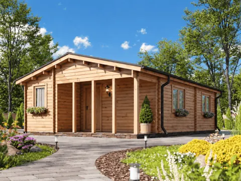 CASA DE MADERA «ALMERIA , 53 m2 » – 70 mm