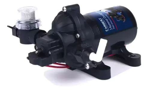Bomba de agua Carbest 12V 7 litros/1.4 bar minuto para autocaravanas y camper.