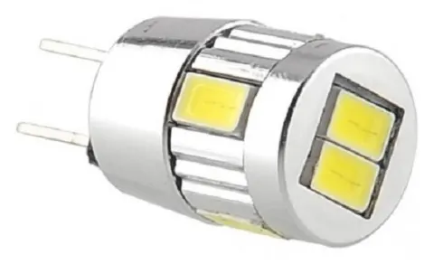 Bombilla Led camping autocaravana g4 3w 6xSMD5630
