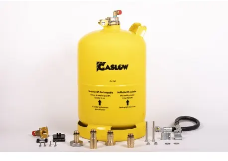 Bombonas recargables GLP 11 kg con toma carga exterior. Gaslow