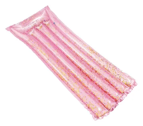 Comprar Colchoneta Rosa con Brilli Oro INTEX