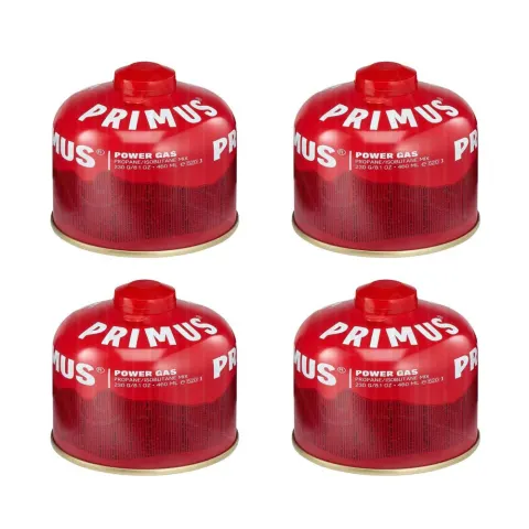 Pack 4 Primus PowerGas 230 g – Cartucho de gas