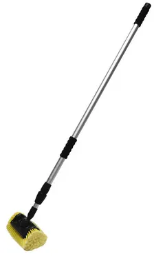 Cepillo de lavado con cerdas laterales y mango ajustable 1,15 – 1,8m