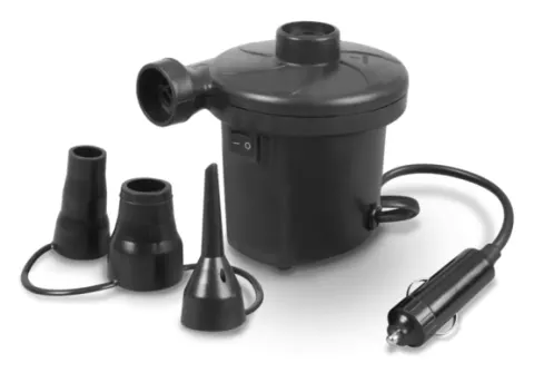 Bomba de inflado 12V para avance con 3 boquillas Kampa.