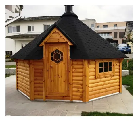 SAUNA CABIN 16,5 m2 con barbacoa