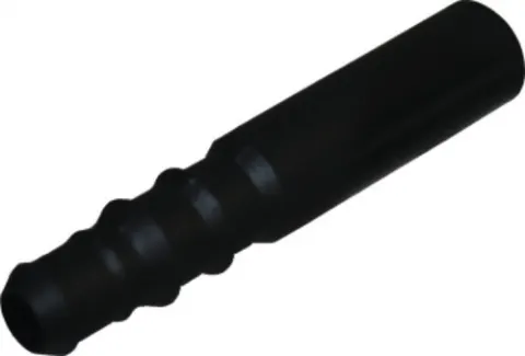 Fluido De La Manguera: Un Adaptador Unicioso En Una Manguera De 10 Mm